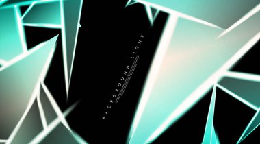 Parlak üçgenler bir fon ile modern teknoloji tasarımı. Tasarım arka planınız için uygun vektör çizimi