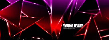 Parlak üçgen şekil vektör tasarım afişarka planı. tasarım arka planınız için uygun