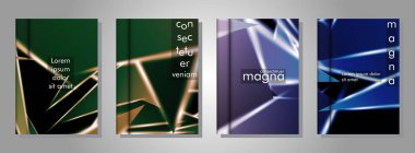 Minimal kapak tasarımı. Üçgen şekil vektör tasarım arka plan. Broşürler, posterler, kapaklar, afişler, vb için geçerlidir