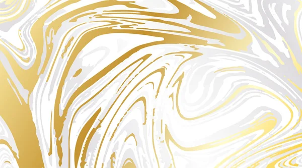 Weiß und gold Marmor Hintergrund. Marmor Textur Design. Abstrakter Hintergrund. Aktien. Ölgemälde. Aquarell-Handzeichnung. nach Ihrem Entwurf — Stockvektor