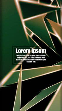 dikey soyut tasarım. Parlak üçgen şekil vektör tasarımının arka planı. tasarım arka planınız için uygun