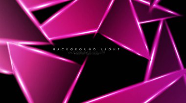 Parlak üçgenler bir fon ile modern teknoloji tasarımı. Tasarım arka planınız için uygun vektör çizimi