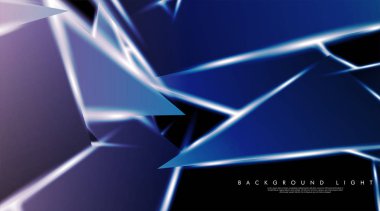 Parlak üçgenler bir fon ile modern teknoloji tasarımı. Tasarım arka planınız için uygun vektör çizimi