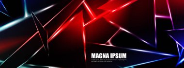 Parlak üçgen şekil vektör tasarım afişarka planı. tasarım arka planınız için uygun