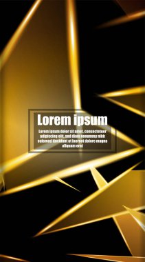 dikey soyut tasarım. Parlak üçgen şekil vektör tasarımının arka planı. tasarım arka planınız için uygun
