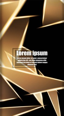 dikey soyut tasarım. Parlak üçgen şekil vektör tasarımının arka planı. tasarım arka planınız için uygun