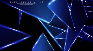 Parlak üçgenler bir fon ile modern teknoloji tasarımı. Tasarım arka planınız için uygun vektör çizimi