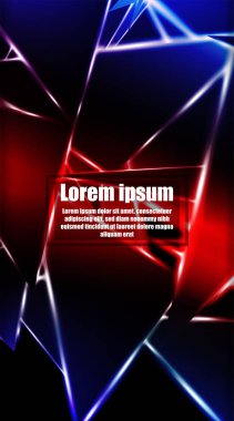 dikey soyut tasarım. Parlak üçgen şekil vektör tasarımının arka planı. tasarım arka planınız için uygun