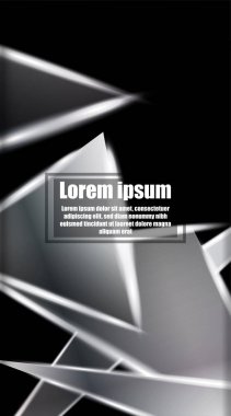 dikey soyut tasarım. Parlak üçgen şekil vektör tasarımının arka planı. tasarım arka planınız için uygun