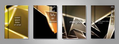 Minimal kapak tasarımı. Üçgen şekil vektör tasarım arka plan. Broşürler, posterler, kapaklar, afişler, vb için geçerlidir