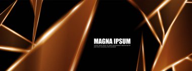 Parlak üçgen şekil vektör tasarım afişarka planı. tasarım arka planınız için uygun