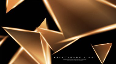 Parlak üçgenler bir fon ile modern teknoloji tasarımı. Tasarım arka planınız için uygun vektör çizimi