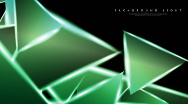 Parlak üçgenler bir fon ile modern teknoloji tasarımı. Tasarım arka planınız için uygun vektör çizimi