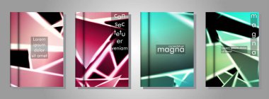 Minimal kapak tasarımı. Üçgen şekil vektör tasarım arka plan. Broşürler, posterler, kapaklar, afişler, vb için geçerlidir