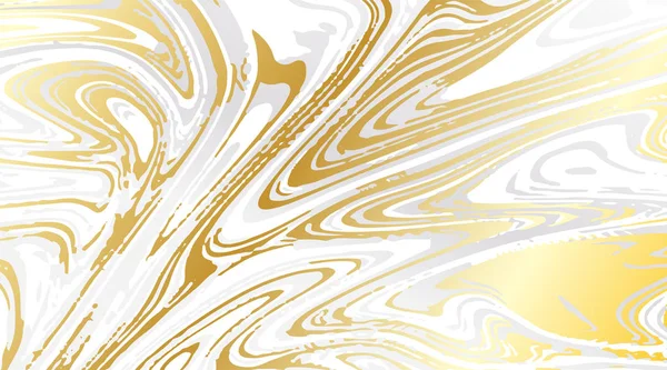 Weiß und gold Marmor Hintergrund. Marmor Textur Design. Abstrakter Hintergrund. Aktien. Ölgemälde. Aquarell-Handzeichnung. nach Ihrem Entwurf — Stockvektor