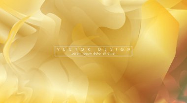 Altın sarısı arka plan Dalga deseni ve gradasyon vektör illüstrasyon. eps 10