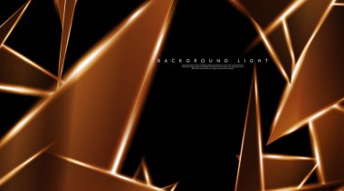 Parlak üçgenler bir fon ile modern teknoloji tasarımı. Tasarım arka planınız için uygun vektör çizimi