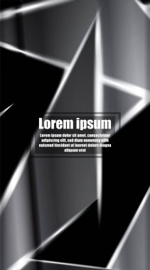 dikey soyut tasarım. Parlak üçgen şekil vektör tasarımının arka planı. tasarım arka planınız için uygun