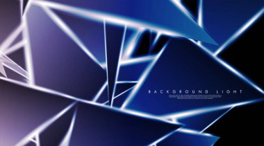 Parlak üçgenler bir fon ile modern teknoloji tasarımı. Tasarım arka planınız için uygun vektör çizimi