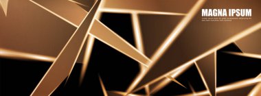 Parlak üçgen şekil vektör tasarım afişarka planı. tasarım arka planınız için uygun