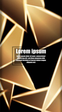 dikey soyut tasarım. Parlak üçgen şekil vektör tasarımının arka planı. tasarım arka planınız için uygun