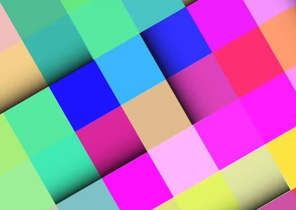 Abstraktní barevné pozadí se čtvercovými rámečky. vektor geometrický. — Stockový vektor
