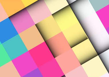 kare kare ile soyut renkli arka plan. vektör geometrik.