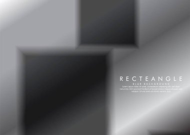 Degrade metal arka plan renginde bir bulanıklık kutusunun vektör çizimi