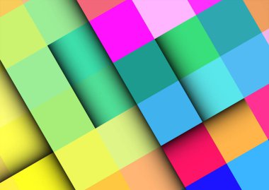 kare kare ile soyut renkli arka plan. vektör geometrik.