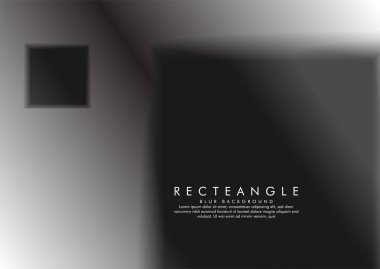 Degrade metal arka plan renginde bir bulanıklık kutusunun vektör çizimi