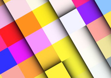 kare kare ile soyut renkli arka plan. vektör geometrik.