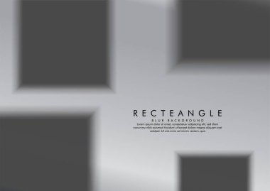 Degrade metal arka plan renginde bir bulanıklık kutusunun vektör çizimi