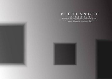 Degrade metal arka plan renginde bir bulanıklık kutusunun vektör çizimi