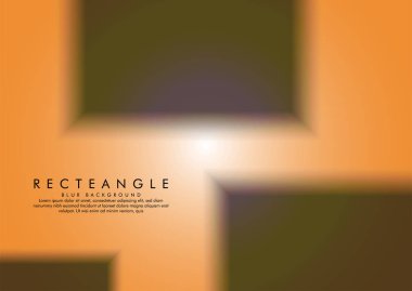 Arka plan rengi radyal degradeli bir bulanıklık kutusunun vektör çizimi