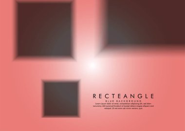 Arka plan rengi radyal degradeli bir bulanıklık kutusunun vektör çizimi