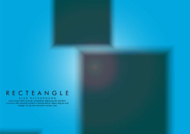 Arka plan rengi radyal degradeli bir bulanıklık kutusunun vektör çizimi