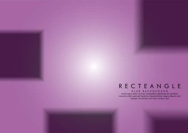 Arka plan rengi radyal degradeli bir bulanıklık kutusunun vektör çizimi