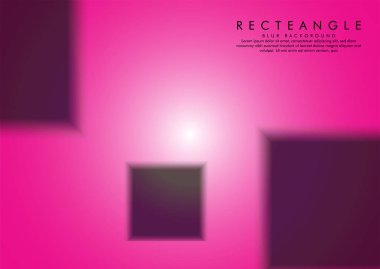 Arka plan rengi radyal degradeli bir bulanıklık kutusunun vektör çizimi