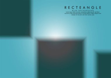 Arka plan rengi radyal degradeli bir bulanıklık kutusunun vektör çizimi