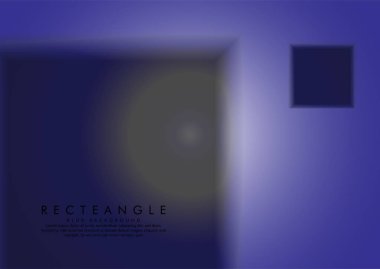 Arka plan rengi radyal degradeli bir bulanıklık kutusunun vektör çizimi