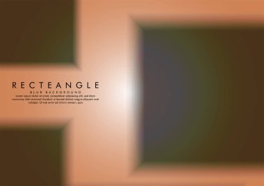 Arka plan rengi radyal degradeli bir bulanıklık kutusunun vektör çizimi