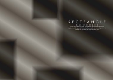 Degrade metal arka plan renginde bir bulanıklık kutusunun vektör çizimi