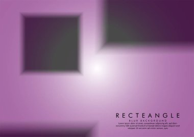 Arka plan rengi radyal degradeli bir bulanıklık kutusunun vektör çizimi