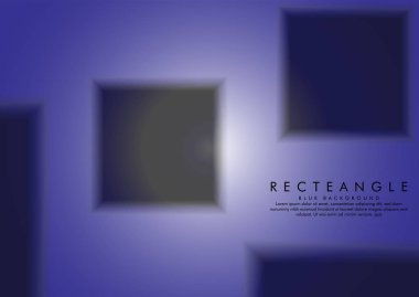 Arka plan rengi radyal degradeli bir bulanıklık kutusunun vektör çizimi