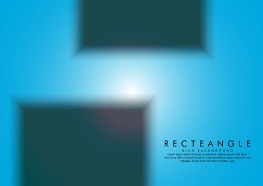 Arka plan rengi radyal degradeli bir bulanıklık kutusunun vektör çizimi