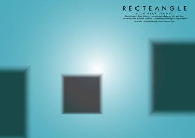 Arka plan rengi radyal degradeli bir bulanıklık kutusunun vektör çizimi