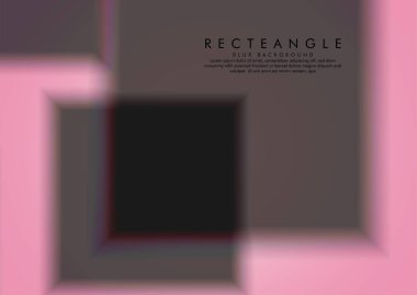 Arka plan rengi radyal degradeli bir bulanıklık kutusunun vektör çizimi