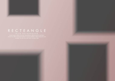 Degrade arka plana sahip bir bulanıklık kutusunun vektör çizimi. renkli taş ve tuğla