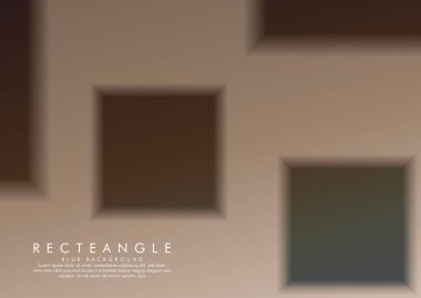 Degrade arka plana sahip bir bulanıklık kutusunun vektör çizimi. renkli taş ve tuğla