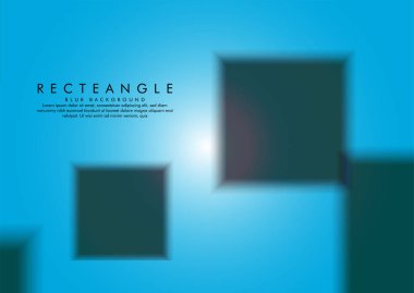 Arka plan rengi radyal degradeli bir bulanıklık kutusunun vektör çizimi